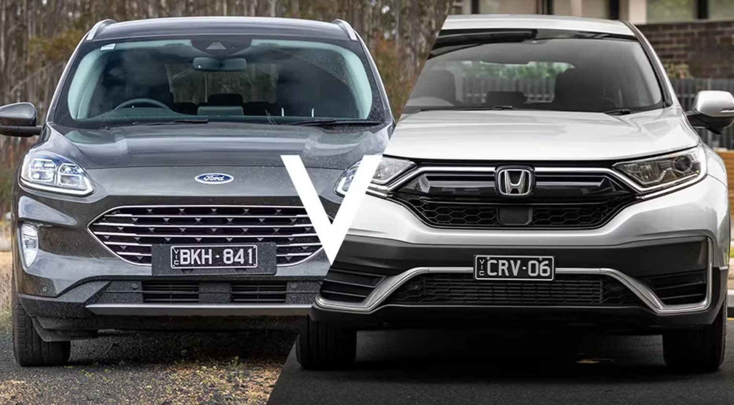 Битва Honda CR-V с Ford Escape: багажник против лошадей