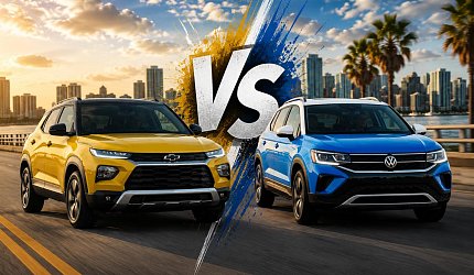 Пацаны приехали: Chevrolet Trailblazer 2023 vs Volkswagen Taos 2023