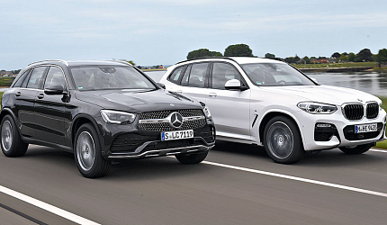 BMW X3 vs Mercedes GLC 2023: когда статус бьет драйв