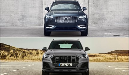 Audi Q7 2023 или Volvo XC90 2023: кто «треснет» первым?
